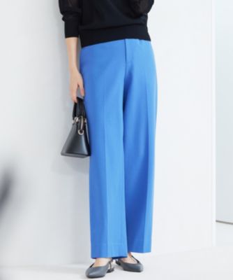 theory 22AW ウォッシャブル美シルエットシャツワンピース紺