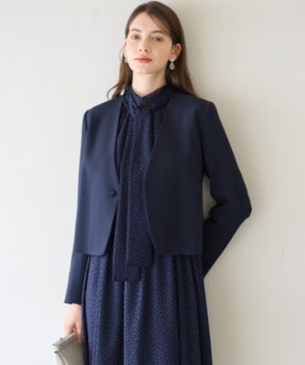 23区 【APPLAUDIR】クリアジョーゼット 3WAYコンパクトジャケット 23区｜【APPLAUDIR】クリアジョーゼット 3WAYコンパクトジャケット