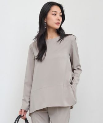 【UVカット・防シワ・速乾・洗える】Fied Tブラウス ICB(アイシービー)の【UVカット・防シワ・速乾・洗える】Fied T