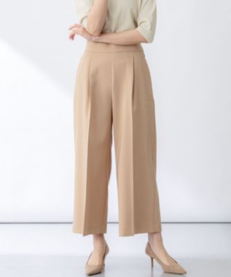 集英社HAPPY PLUS STORE組曲 L（クミキョク　エル）/【ストレッチ・イージーケア】オシャクロス ガウチョパンツ