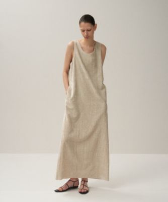 ATON(エイトン)のLINEN VELVET | タンクトップドレス通販