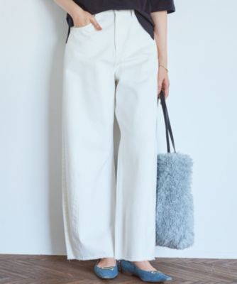 SLOW23区LIGHTDENIMバレルワイドパンツ44 2025spring SLOW23区LIGHTDENIMバレルワイドパンツ44 2025spring