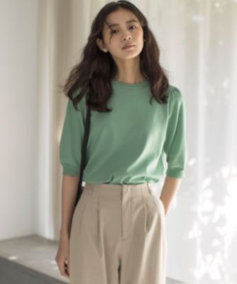 集英社HAPPY PLUS STORE組曲 S（クミキョク　エス）/フラワーメタル ニットTシャツ