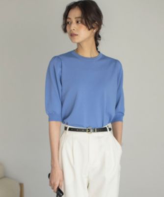 集英社HAPPY PLUS STORE組曲（クミキョク）/【接触冷感・UVカット】フラワーメタル ニットTシャツ