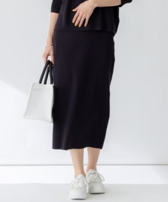 23区　ニット　タイトスカート 23区 S(ニジュウサンク エス)の【洗える】コンフォートストレッチ