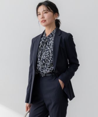 集英社HAPPY PLUS STORE23区 L（ニジュウサンク エル）/【セットアップ対応/防シワ性/洗える】アイアスマットストレッチ テーラード ジャケット