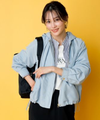集英社HAPPY PLUS STOREany SiS（エニィスィス）/【撥水・UVカット・花粉ガード】2WAYラグランフーディ ブルゾン