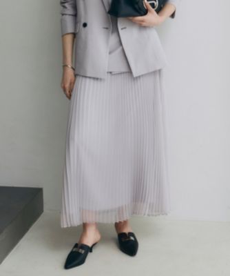 集英社HAPPY PLUS STOREICB（アイシービー）/【洗える】LooseWeave ドッキングプリーツスカート