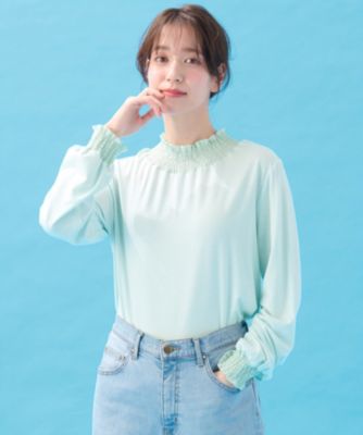 集英社HAPPY PLUS STOREany FAM（エニィファム）/【洗濯機可】シャーリングデザインプルオーバー