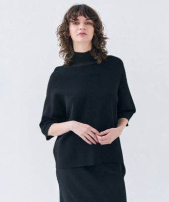 集英社HAPPY PLUS STOREBEIGE，（ベイジ）/【洗える】LAURA / 半袖タートルニットトップス