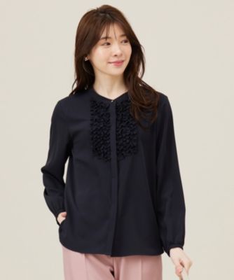 集英社HAPPY PLUS STOREany SiS（エニィスィス）/【洗える】フリルディテール ブラウス