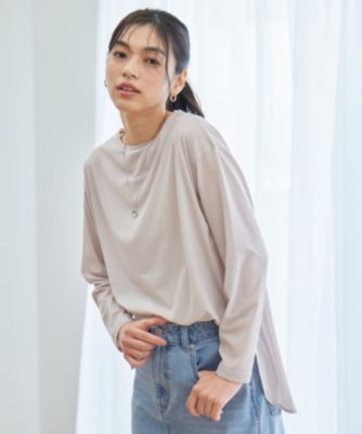 集英社HAPPY PLUS STOREany FAM（エニィファム）/【洗濯機可】シア―ラウンドネックTシャツ