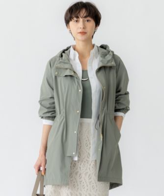 23区 S ［洗える／撥水加工］ナイロン2WAYストレッチフーデットアウター30 23区 S(ニジュウサンク エス)の【撥水加工】ナイロン2WAYストレッチ