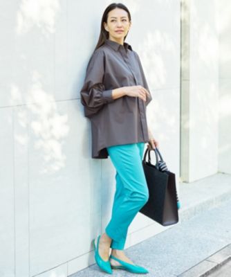 自由区(ジユウク)のコットンサテンテーパード パンツ通販 | 集英社