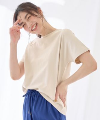集英社HAPPY PLUS STOREany FAM（エニィファム）/【6色展開/洗濯機可/UVケア/接触冷感】プレミアムベーシック半袖Tシャツ