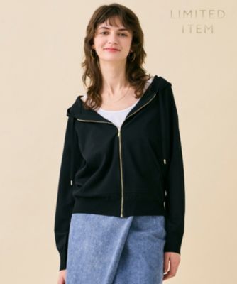 BEIGE,ベイジ 4【洗える】MONSTERA / フーデットニット BEIGE，(ベイジ)の【WEB限定・洗える】MONSTERA / フーデット