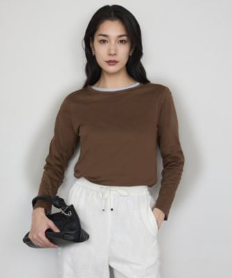 集英社HAPPY PLUS STOREICB L（アイシービー　エル）/【洗える】46Gハンドレッドジャージー プルオーバー
