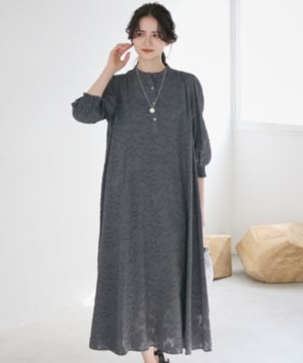 集英社HAPPY PLUS STORE23区（ニジュウサンク）/【SLOW/一部店舗限定】コットンジャカード ワンピース