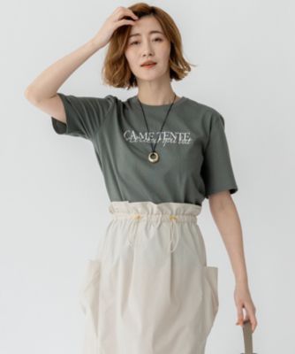 23区(ニジュウサンク)の【洗える】CA ME TENTE ロゴ TEE通販