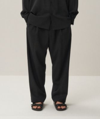 ATON(エイトン)のTWIST WOOL TROPICAL | ツータックイージーパンツ