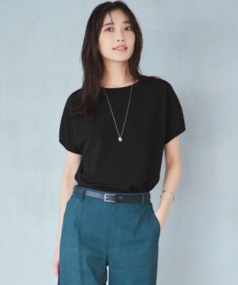 集英社HAPPY PLUS STORE23区 S（ニジュウサンク エス）/【新色追加/洗える】レーヨンポリエステルストレッチ プルオーバー ニット