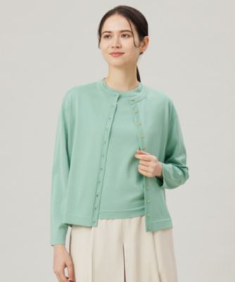 集英社HAPPY PLUS STORE自由区 L（ジユウク　エル）/【SHIHOさん着用・アンサンブル対応・洗える】アセテートコットン カーディガン