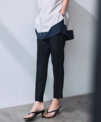 ICB　接触冷感・UVケア・速乾　バックサテンドロストパンツ6　スティックパンツ 新色追加・接触冷感・UVケア・速乾・洗える】FluidBackSatin