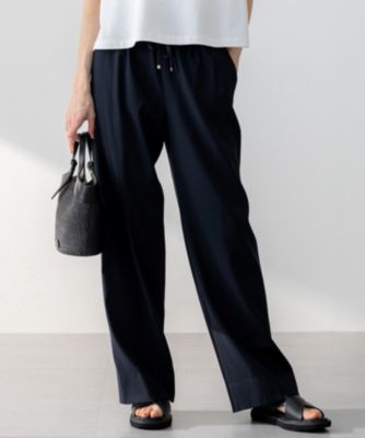 23区【洗える】リネンレーヨンストレッチ ドロスト パンツ 23区 パンツ 「洗える」リネンレーヨンストレッチ ドロスト