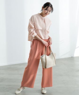 美品*any SiS レーシーワイドパンツ セットアップ*ブラック any SiS 【2SET】レーシーワイドパンツ セットアップ （ブラック