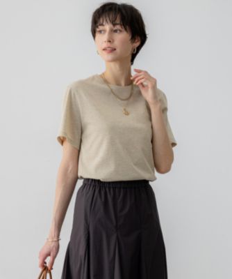 23区　ラメジャージTEE 洗える】ラメジャージ TEE / 23区 | ファッション通販 【公式