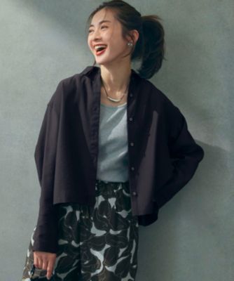 集英社HAPPY PLUS STORE23区 L（ニジュウサンク エル）/【Oggi5月号掲載/接触冷感/速乾性】シアータンブラー シャツ