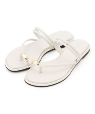 【新色追加/見上愛さん着用】サムリング フラット サンダル