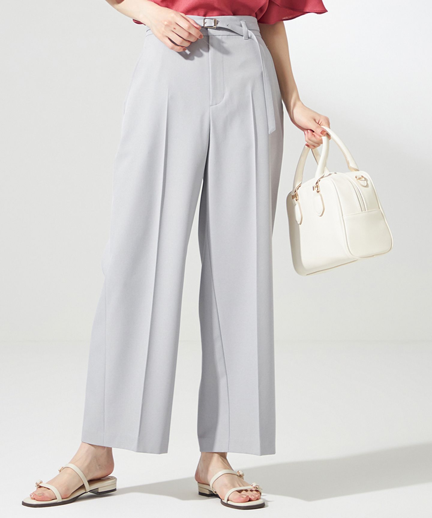 ANY SIS(エニィスィス)/【UVカット・接触冷感・吸水速乾】スマートビューティストレッチ  ワイドパンツ