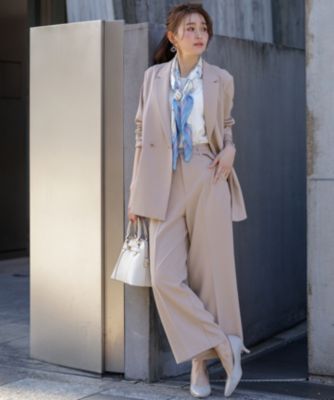 集英社HAPPY PLUS STOREany SiS（エニィスィス）/【UVカット・接触冷感・吸水速乾】スマートビューティストレッチ  ワイドパンツ