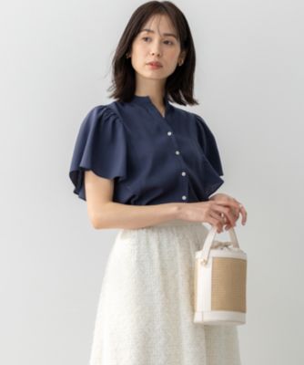 集英社HAPPY PLUS STORE組曲（クミキョク）/【WEB限定】ヴィンテージジョーゼットスキッパー ブラウス