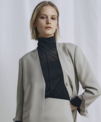 集英社HAPPY PLUS STOREICB（アイシービー）/【WEB＆一部店舗限定】SheerSerika ハイネックプルオーバー