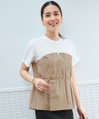 集英社HAPPY PLUS STORE自由区（ジユウク）/【SHIHOさん着用・洗える】ビスチェコンビ Tシャツ