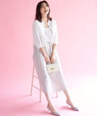 集英社HAPPY PLUS STORE組曲 L（クミキョク　エル）/【撥水機能・UVケア・接触冷感】エアリーキャミ ワンピース