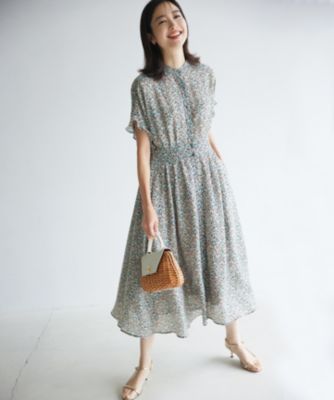 【新品】クミキョク　組曲　120cm　フォーマルアンサンブルセット　花柄刺繍 組曲(クミキョク)のミニフラワープリント ワンピース通販