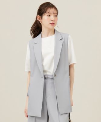 集英社HAPPY PLUS STOREany SiS（エニィスィス）/【UVカット・接触冷感・吸水速乾】スマートビューティストレッチ  ジレ