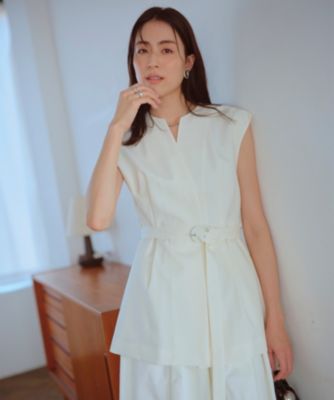 Newans〈笹川友里さんコラボ〉ロングシャツベスト （Newans