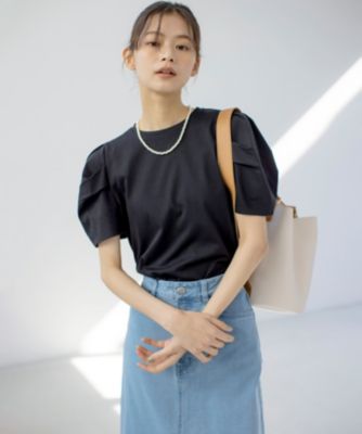 集英社HAPPY PLUS STORE組曲（クミキョク）/【UVケア・接触冷感】GIZAコットンタックスリーブ Tシャツ