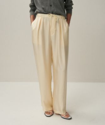 ATON(エイトン)のNATURAL DYED SILK TWILL | イージーワイド