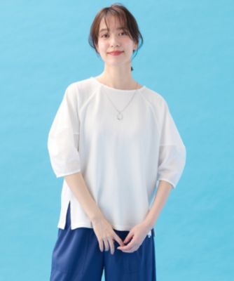 集英社HAPPY PLUS STOREANY（エニィ）/【洗濯機可】サッカーランタンスリーブプルオーバー