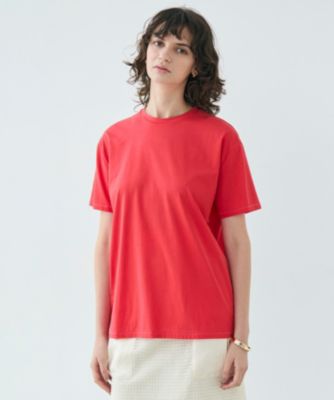 集英社HAPPY PLUS STOREBEIGE，（ベイジ）/【洗える】VERONICA / カラーステッチ半袖クルーネックＴシャツ
