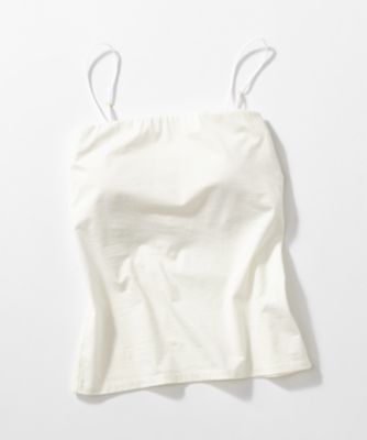 　【洗える】ベアトップ パッド付き キャミソール