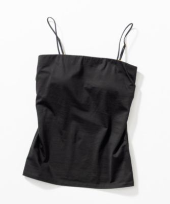 　【洗える】ベアトップ パッド付き キャミソール