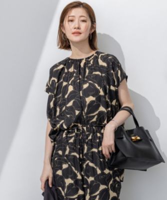 集英社HAPPY PLUS STORE23区 S（ニジュウサンク エス）/【洗える】Ratti フラワーアートプリント ブラウス