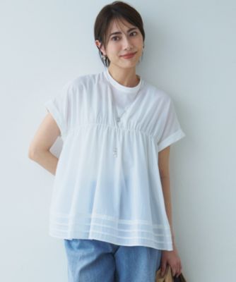 23区 L(ニジュウサンク エル)の【撥水加工/洗える】シアー