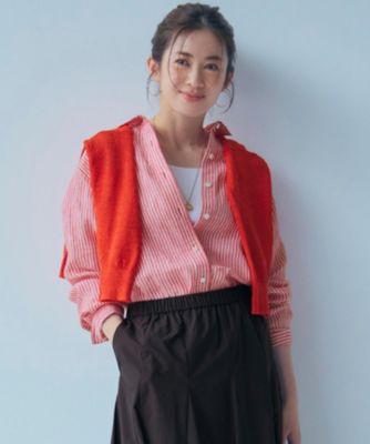 23区【杏さん着用】LIBECO ベーシック シャツ 杏さん着用】LIBECO ベーシック シャツ / 23区 L | ファッション